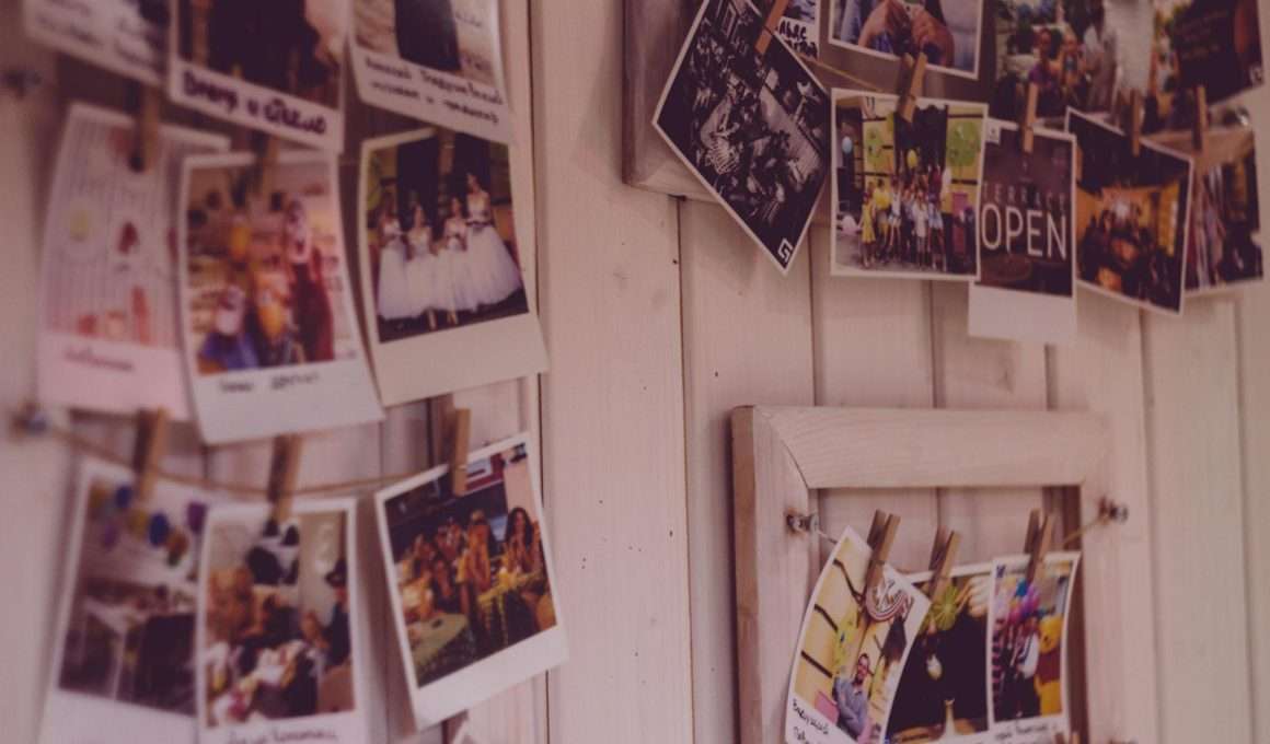 photos on wall
